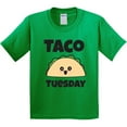 thumbnail image 3 of Inktastic Kawaii Taco Tuesday Youth T-Shirt, 3 of 5