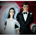 thumbnail image 3 of Elvis and Priscilla Barbie Doll and Elvis Wedding Day Gift Set Pink Label 2008, 3 of 4