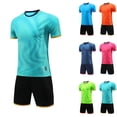 thumbnail image 5 of Atogsazn Children Boys Athletic Set Summer Jogger Short Sleeve Tshirt Shorts Outfit Clothes Trendy 11-Sky Blue 10-11 Years, 5 of 5