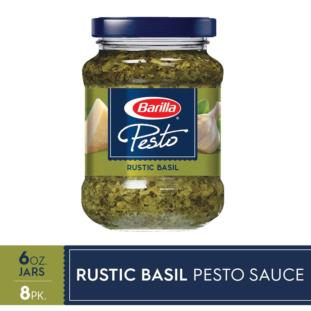 Barilla Traditional Basil Pesto Sauce, 6 Ounce (Pack of 8) Walmart