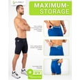 thumbnail image 2 of Shorts de Compresión FlipBelt Hombre 3.0 Negro Talle L, 2 of 5