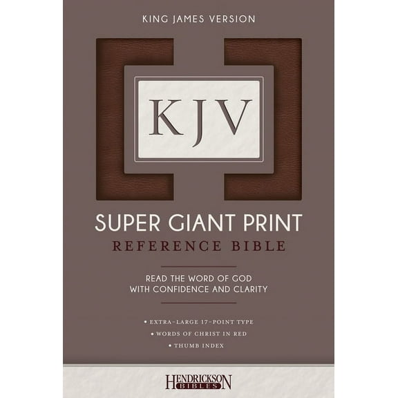 KJV Super Giant Print Bible, (Hardcover)