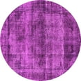 thumbnail image 1 of Ahgly Company Indoor Round Oriental Pink Industrial Area Rugs, 3' Round, 1 of 4