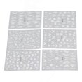 thumbnail image 3 of 6 Sheets Butterfly Nail Art Decals Holographic Rhinestone Self-Adhesive Hollow Butterfly Nail Decals, 3 of 5