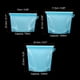 thumbnail image 2 of Bolsas Reutilizables Para Almacenamiento De Alimentos Stand Up 3 Piezas, Bolsas Reutilizables Para Congelador, Bolsas De Almacenamiento A Prueba De Fugas, Bolsas De Silicona Para Alimentos, Bolsas Para Sándwich, Bolsas Para Refrigerios-Azul Unique Bargains juegos de contenedores de almacenamiento de alimentos, 2 of 6