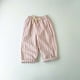 thumbnail image 2 of Odeerbi 1-7 Años Niños Niñas Rayas Algodón Lino Pantalones Verano Casual Cintura Elástica Pantalones Playa, 2 of 4