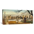 thumbnail image 1 of Global Gallery Pierre Benson,'Lovers in New York' Stretched Canvas Artwork, 1 of 3