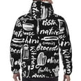 thumbnail image 6 of Bingfone Pasta Bacon Men'S Drawstring Hoodie Long Sleeve Pocket Sweatshirts-4x-Large, 6 of 9