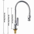 thumbnail image 2 of Outdoor Kitchen Faucet 360° Swivel Single Hole Single Lever Kitchen Faucet Cold Water Basin Faucet, 2 of 5