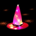 thumbnail image 3 of 6 Pack Halloween Decorations Witch Hat Lights, Halloween LED Hanging Lighted Glowing Witch Hats String Lights Battery Operated, Halloween Décor for Outdoor Indoor Yard Tree Garden Party Decor, 3 of 8