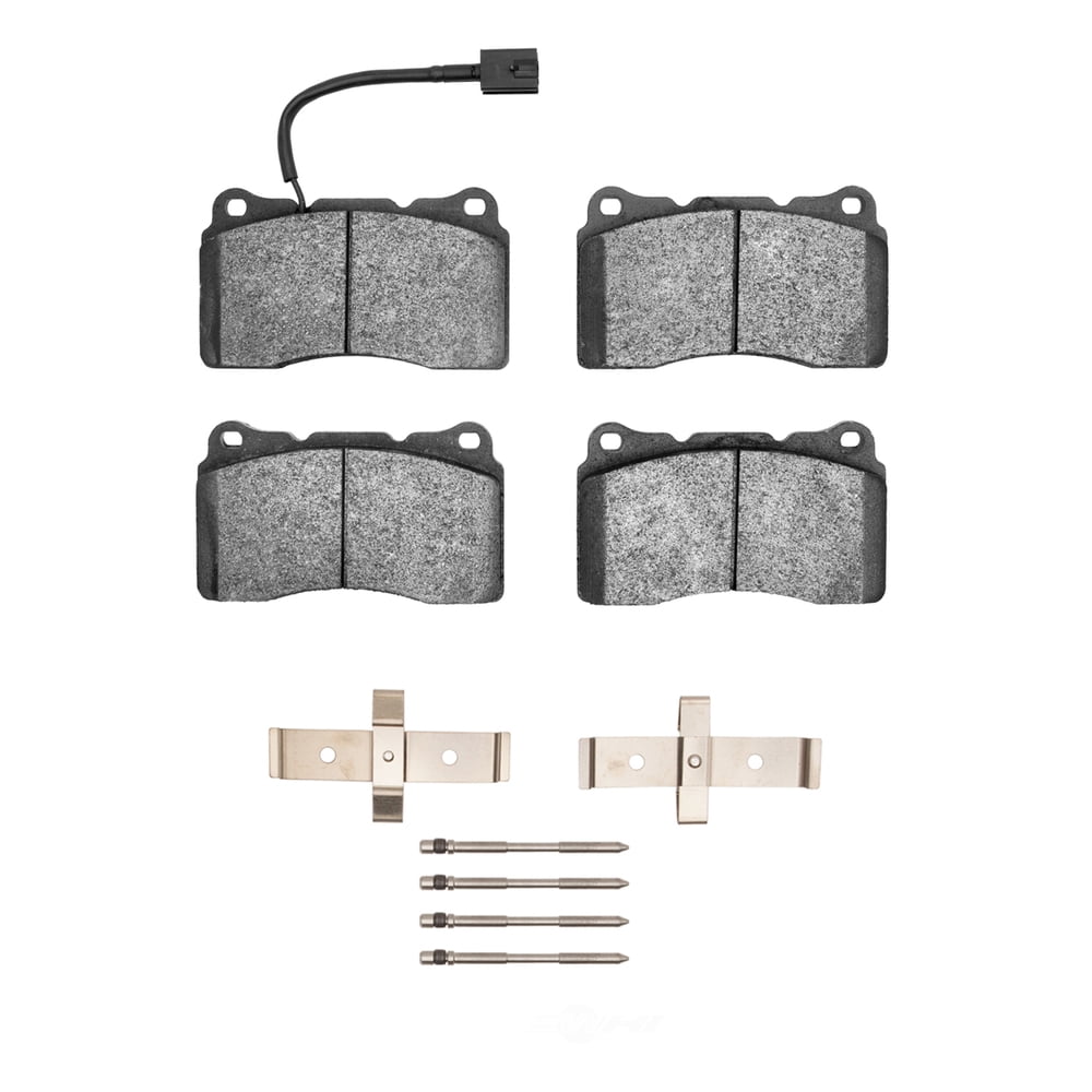 Dynamic Friction Company 1551-1016-01 DFC 5000 Advanced Brake Pads - Low Metallic and Hardware Kit