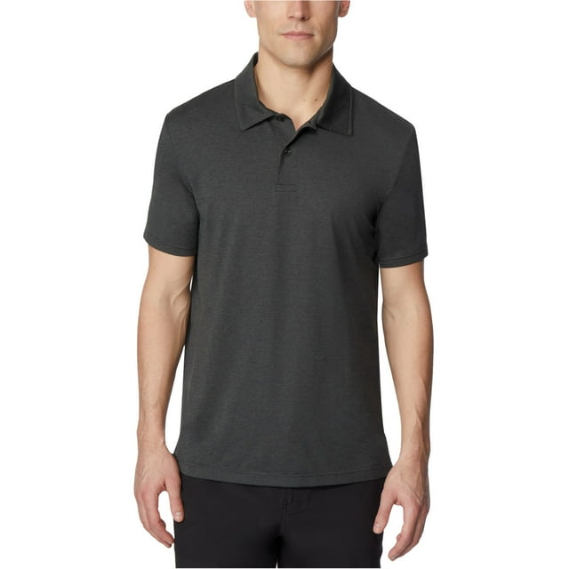 32 Degrees Mens Techno Polo Shirt, Green, Large