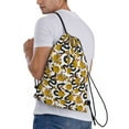thumbnail image 3 of Kdxio Snake And Rose Print Drawstring Backpack Bag,Waterproof Draw String Back Sack, Gym Drawstring Bags Swim Bag For Unisex, 3 of 9