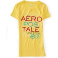 thumbnail image 1 of Aeropostale - Camiseta gráfica para mujer con capas apiladas de Nueva York, amarillo, extragrande, 1 of 1