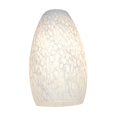 thumbnail image 1 of Access Inari Silk 23112-WHST Pendant Glass Shade 5" White Stone Ceiling Light, 1 of 2