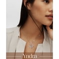 thumbnail image 2 of Yndra Heart Necklace for Women,S925 Sterling Silver September Sapphire Birthstone Pendant Butterfly Necklace,Jewelry Gift for Her Wife Mom Girlfriend, Birthday Valentine’s Day Mother’s Day Gift, 2 of 11