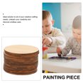 thumbnail image 5 of unbranded 20PCS Unfinished Round Chips for Crafting Light Brown Circle, 5 of 5