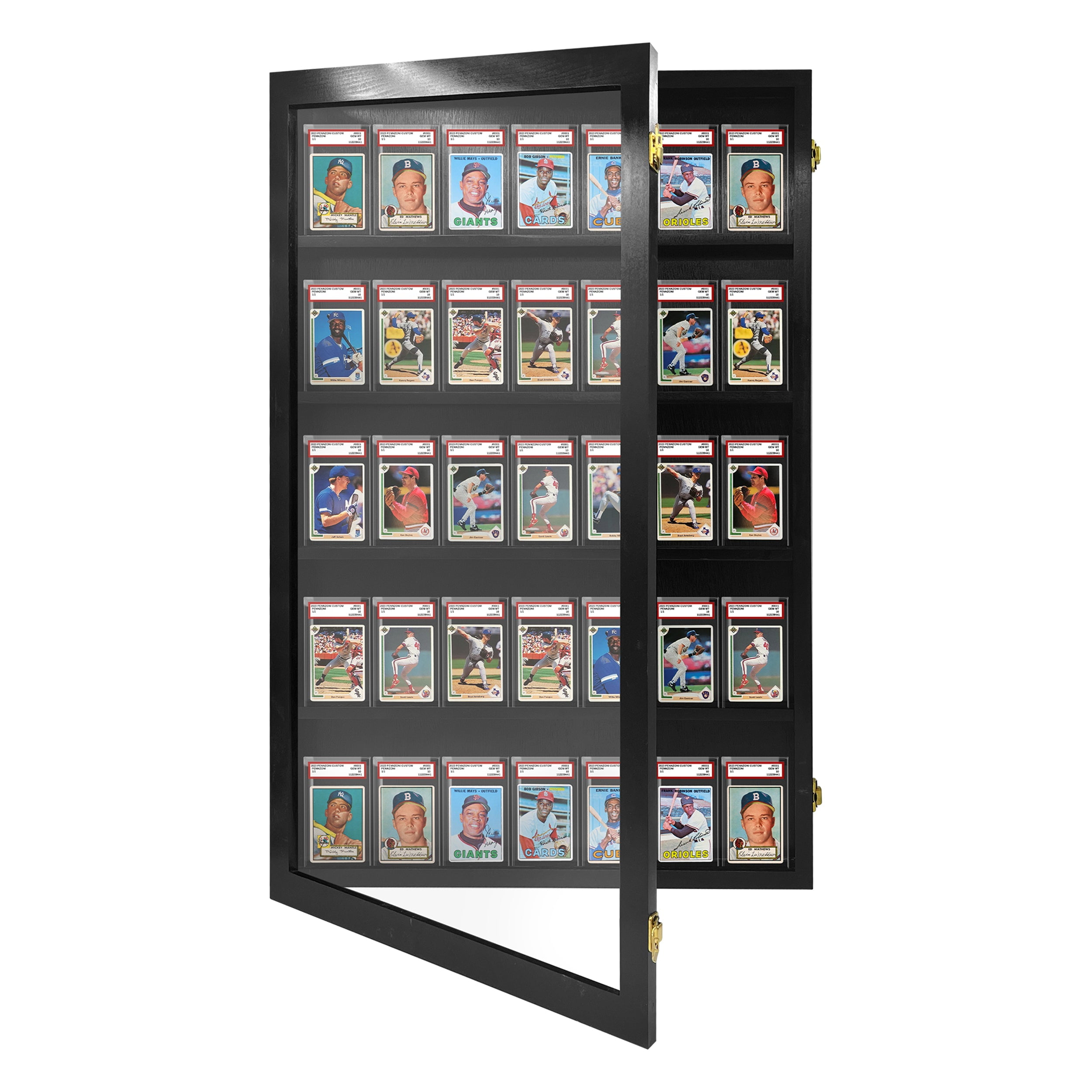 PENNZONI Sports Card Holder Organizer: 35 PSA Graded Display Case