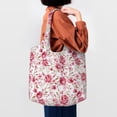 thumbnail image 4 of Vsdgher Rose Flowers Print canvas Tote Bag, Lightweight Cloth Bags, Suitable for shopping, groceries, travel, 4 of 4