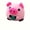 pink, variant on Moving Pet Plush Toy, Interactive Dog Toy Pet Bouncing Balls, USB Rechargeable Interactive Washable Cartoon Pig Plush Sound Electronic Dog Toy, Small Plush Sound Toys for Dogs