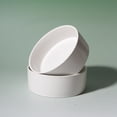 thumbnail image 3 of Happy & Polly Bone China Elevated Double Bowl Set, Green, 3 of 7
