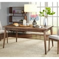 thumbnail image 5 of TMS Element 5-Piece Indoor Dining Set, Includes Table and Chairs, Walnut/Gray, 5 of 8