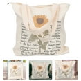thumbnail image 7 of LOLIPPYY Floral Canvas Tote Bag Reusable Grocery Shopping Bag for Women Stylish Handbag, 7 of 7