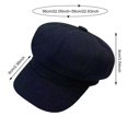 thumbnail image 2 of Newsboy Hats for Women, Vintage Cap Beret Style Soft & Warm Winter & Fall Fashion Accessories,Color:Coffee, 2 of 4