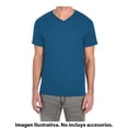 thumbnail image 2 of Playera Fruit of the Loom Para hombre cuello v, algodón sustentable, azul, talla M, 2 of 4