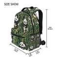thumbnail image 4 of DIXRUYEE Backpack Schoolbag Pandas in Lush Green Forest Pattern 15L/18L 2-SIZE, 4 of 8
