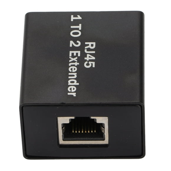 Divisor Ethernet multiusos adaptador de conector de rojo rj45 divisor extensor de enchufe ethernet, función estable, alta seguridad,