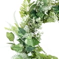 thumbnail image 4 of 26" Artificial Eucalyptus Floral Spring Wreath, 4 of 5