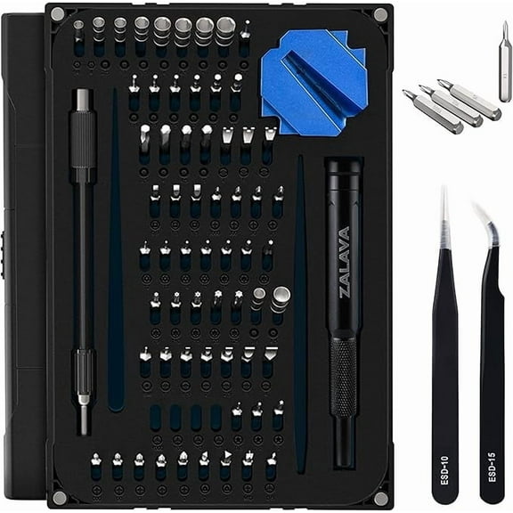 71 in 1 with 64 Bits Precision screwdriver Set,Electronics Magnetic Repair Tool Kit For Computer Repair Tool Kit With Extension Rod,For Laptop,Phone,Watch,Computer,Switch,Glasses Etc