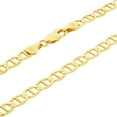 thumbnail image 5 of Nuragold 10k Real Yellow Gold Solid Mariner 6mm Chain Anchor Link Bracelet (7"-9") Italian Jewelry for Men & Women, 5 of 9