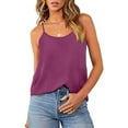 thumbnail image 6 of Hvyesh Tank Top for Women Spaghetti Strap Camisole Casual Loose Scoop Neck Sleeveless Cami Top, 6 of 6