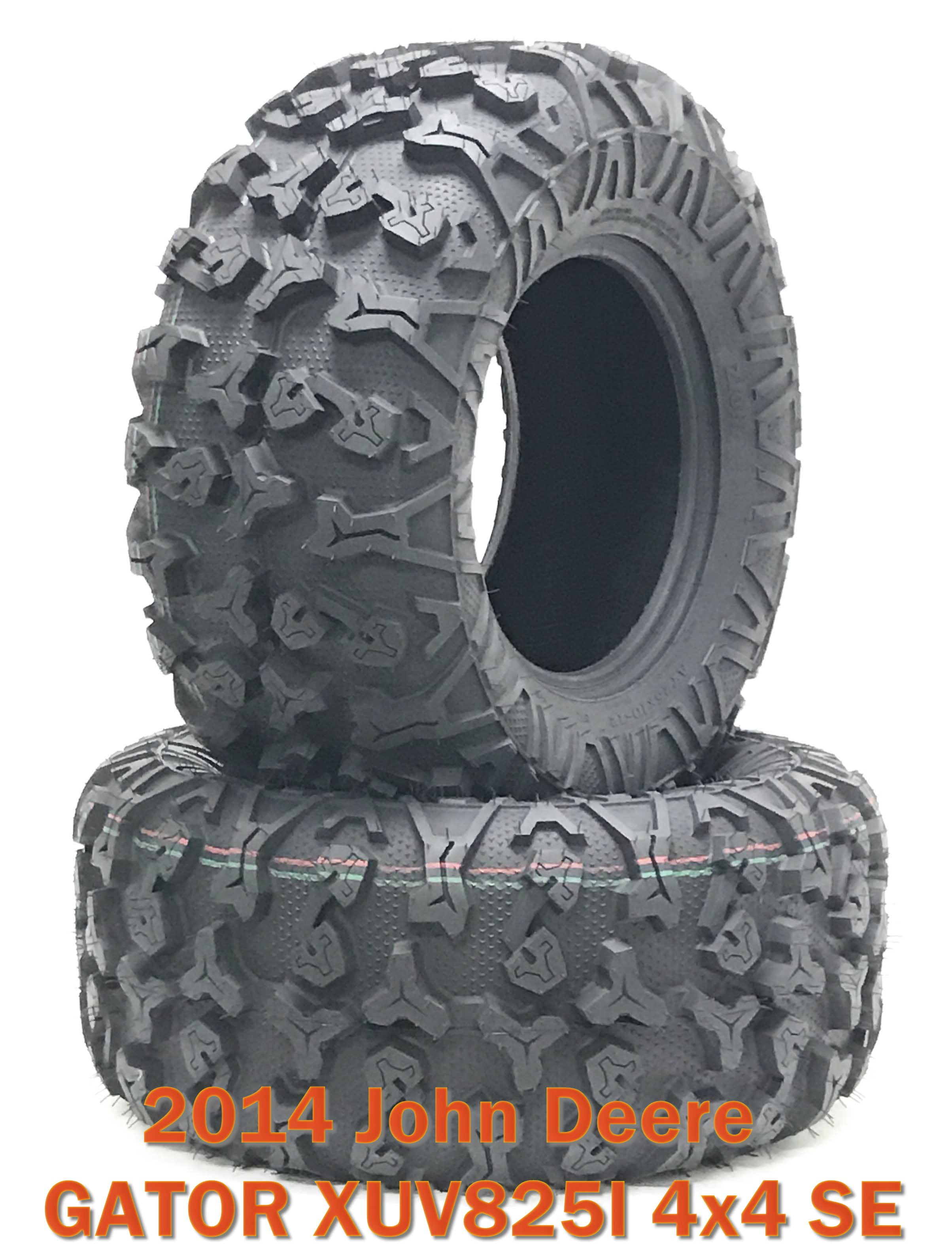 2014 John Deere GATOR XUV825I 4x4 SE ATV Front Tire Set 27x9R14 8PR