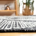 thumbnail image 4 of SAFAVIEH Kilim Angel Diamond Polyester Runner Rug, Black/Ivory, 2'3" x 9', 4 of 8