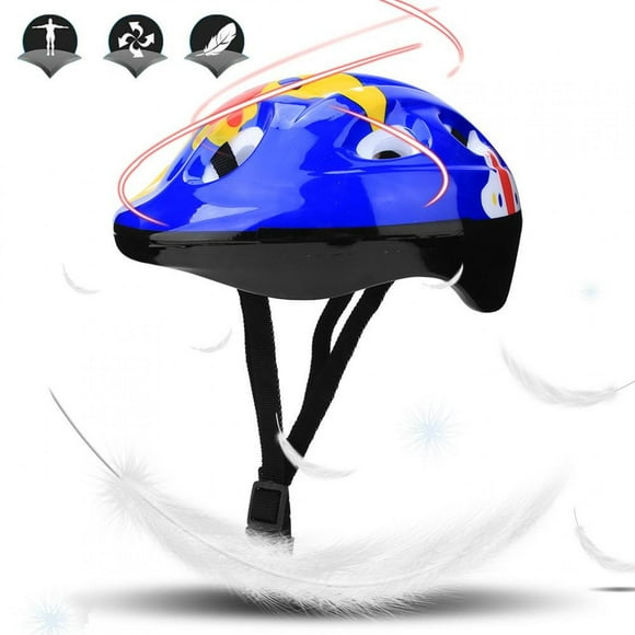 ANGGREK Dark Blue Foam Children Cycling Bicycle Skating Balance Scooter Baby Sports Head Protective Helmet,Kid Helmet,Cycling Helmet
