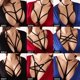 thumbnail image 2 of JLX.HARNESS Pentagram Bondage Body Arnés Lencería Goth Crop Tops Jaula Lencería Arnés Cinturón Arnés Sujetador Rave Wear para mujeres Tan Jianjun unisex, 2 of 2