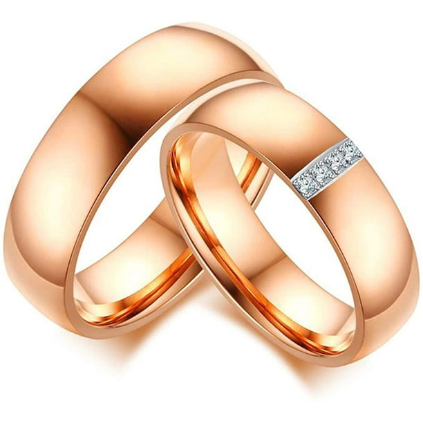 Pink gold shop ring price