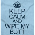 thumbnail image 2 of Keep Calm and Wipe New Parents Humor Romper Boys or Girls Infant Baby Brisco Brands 12M, 2 of 7
