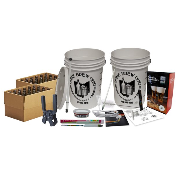 New Brewers Complete Homebrew Beer Making Kit by Monster Brew Walmart