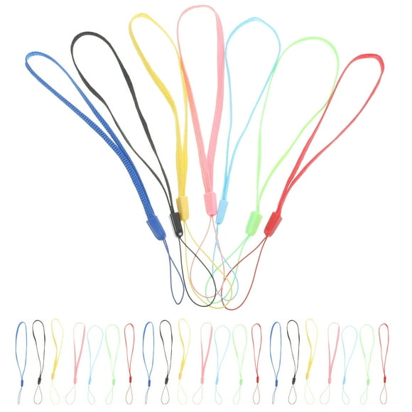 KAKOWELY Dragonne de Poignet 50 Pcs Dragonne de Main Colorée pour Poignet, Corde pour Clés USB, Porte-Clés, Étiquette de Nom d'Identité, Badge (Couleurs Assorties) 7.09"X0.2"X0.04 Pouces