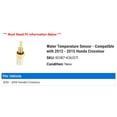 thumbnail image 2 of Water Temperature Sensor - Compatible with 2012 - 2015 Honda Crosstour 2013 2014, 2 of 2