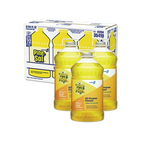 All Purpose Cleaner Lemon Fresh, 144 oz Bottle, 3/Carton
