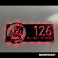 thumbnail image 3 of Handmadetneonsign Owl Bird House Number Metal Wall Art LED Light - Personalized Sign Home Decor 44858, 3 of 5