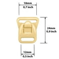 thumbnail image 2 of Nursing Bra Clips 5/8" Beige Two Part Clip Plastic Fasteners Nursing Clips Maternity Bra Quick Clip Bra Clips 10 in a Pack, 2 of 6