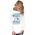 thumbnail image 4 of Paradise Beach California Palm Tree Long Sleeve TShirt Men Women Brisco Brands S, 4 of 5