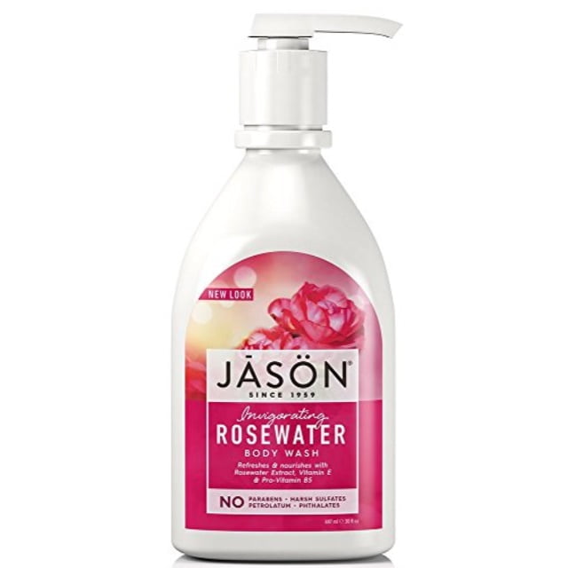 Jason Invigorating Rosewater Body Wash, 30 oz. (Packaging May Vary)