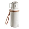 thumbnail image 1 of Botella de agua de acero inoxidable con infusor de té, recipiente de vacío de doble pared, a prueba de fugas, portátil, 600 ml, vaso de café aislado para bebidas frías y calientes., 1 of 8